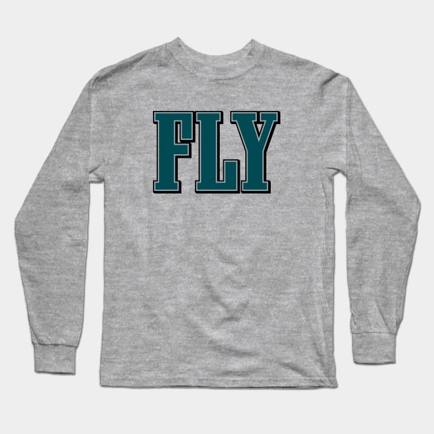 Fly 1 Long Sleeve T-Shirt by Center City Threads